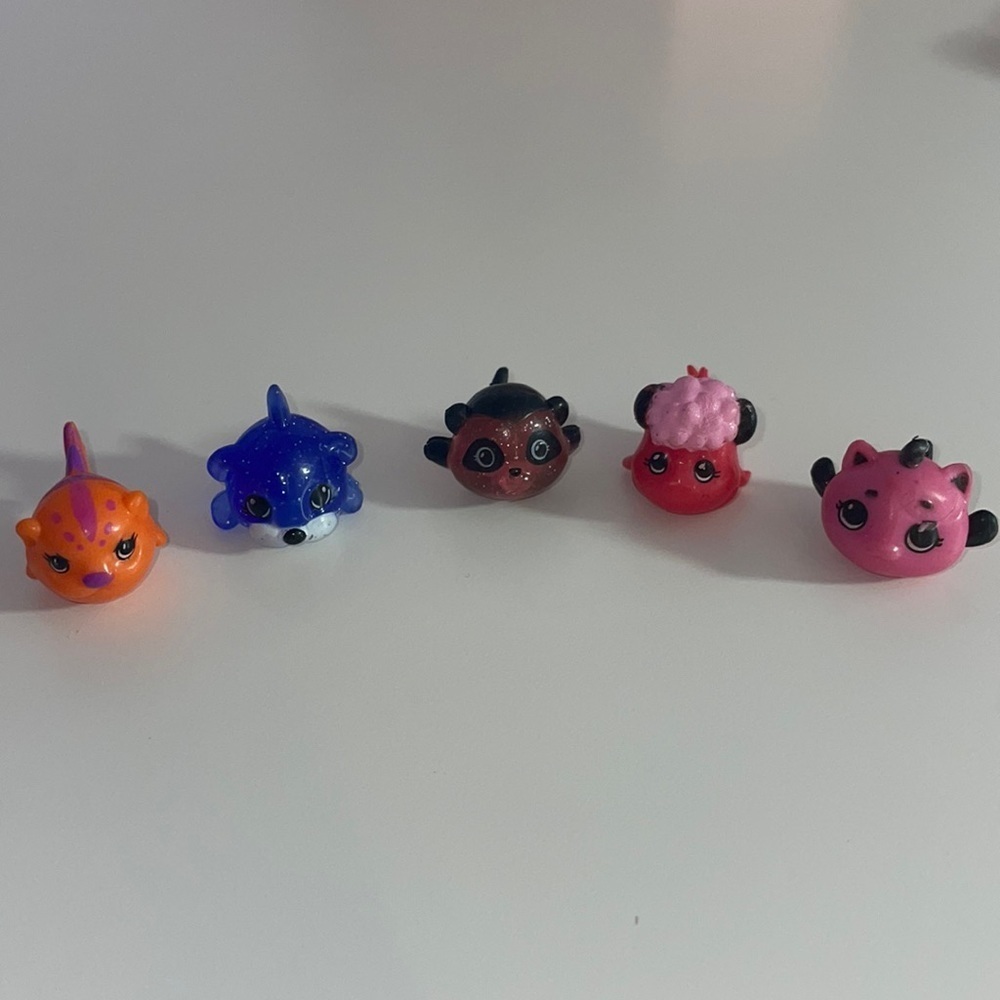 Animal fish friends small toys pack of 5